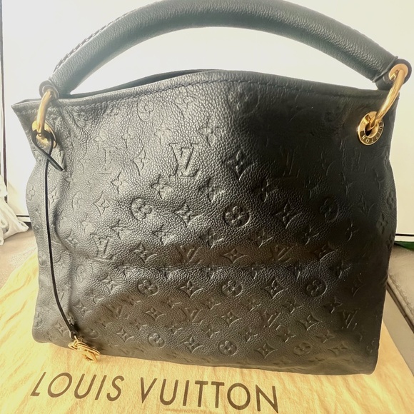 ✨ Louis Vuitton MM Monogram Empreinte “Artsy” Deep Navy - Picture 1 of 13